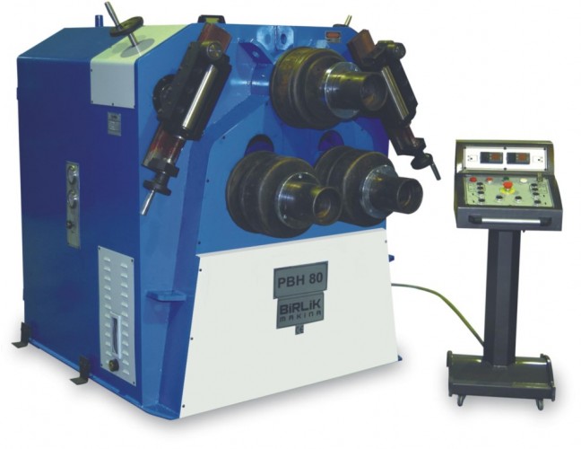 PBH 80 idraulica a tre rulli motorizzati doppia regolazione indipendente   